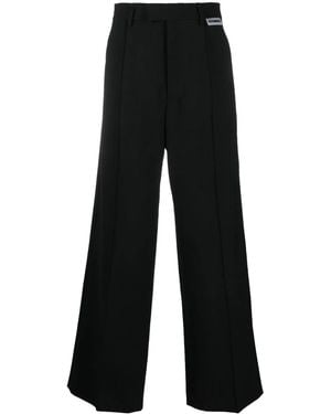 Vetements Hose Mit Weitem Bein - Schwarz