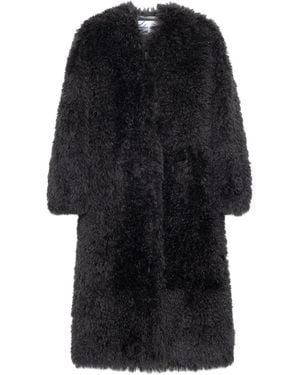 Stand Studio Single-Breasted Coats - Black