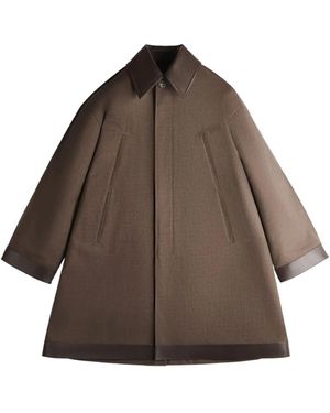 Tod's Cappotto Con Bordo - Marrone