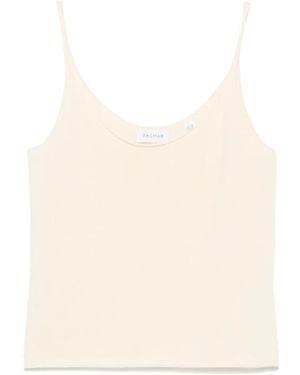 House of Dagmar Fine-Knit Camisole Top - Natural