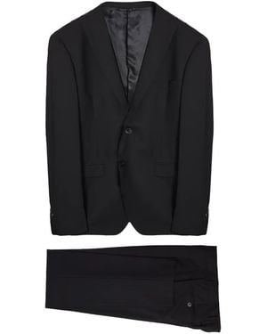 Tonello Buttoned Suit - Black
