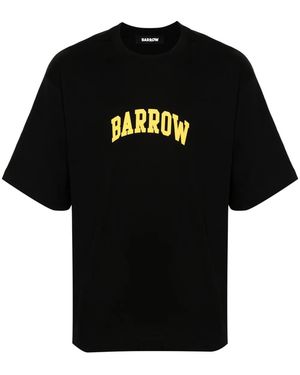 Barrow Stickers-Print T-Shirt - Black