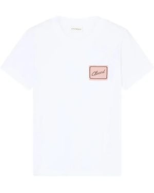 Closed Logo-Patch T-Shirt - White
