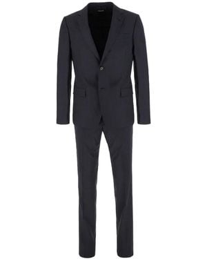 ZEGNA シングルスーツ - ブルー