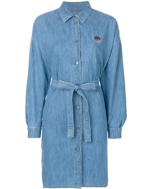 KENZO Tiger Shirt Dress - Blue