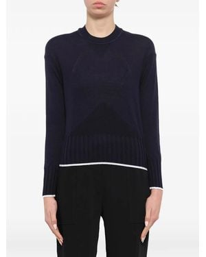KENZO Ribbed-Knit Sweater - Blue