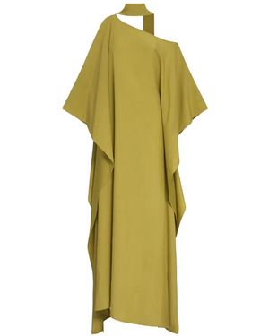 ‎Taller Marmo Barths Draped Cut-Out Dress - Yellow