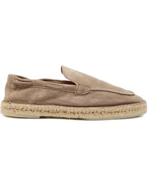 Aurélien Beacheside Contrast Loafers - Natural