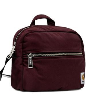 Carhartt Small Leroy Logo-Patch Tote Bag - Purple