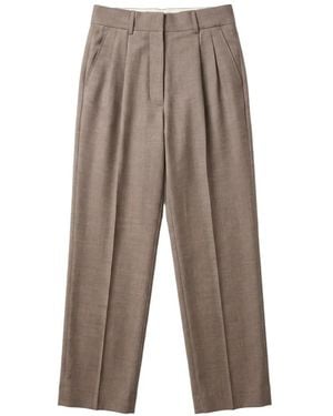 Blazé Milano Pantalones Plisados - Blanco