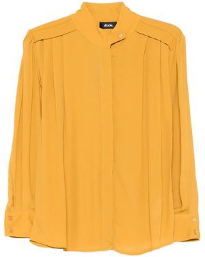 Dixie Camisa con botones y manga larga - Naranja