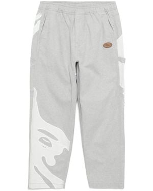 Aape By A Bathing Ape ムーンフェイスロゴ ジーンズ - グレー