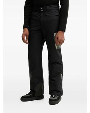 Colmar Patch-pocket Slit Ski Pants - Black