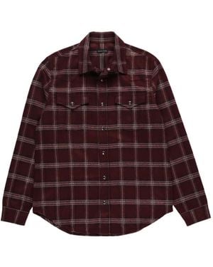 Monfrere Eastwood Checked Shirt - Red