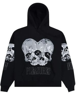 Pleasures Double Skull Hoodie - Black