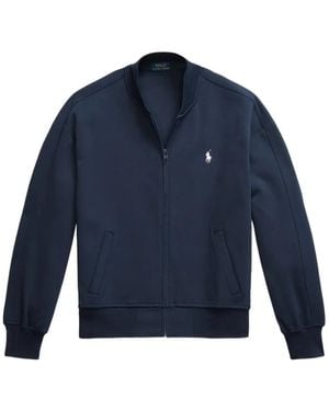 Polo Ralph Lauren Zip-Fastening Pocket Sweatshirt - Blue