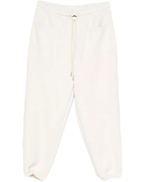 Yes London Drawstring Pocket Track Trousers - White