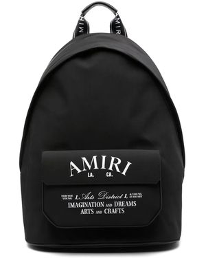 Amiri ロゴ バックパック - ブラック