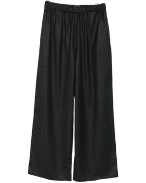 Sofie D'Hoore Elasticated Wide-Leg Trousers - Black