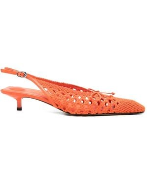Jacquemus Duelo Slingback-Pumps - Rot