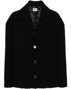 Moschino Notched-Lapels Jacket - Black