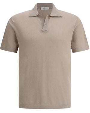 Cruna Kurzärmeliges Poloshirt - Grau