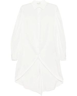 Yohji Yamamoto Long-Sleeved Shirt - White