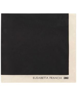 Elisabetta Franchi Silk Scarf - Black