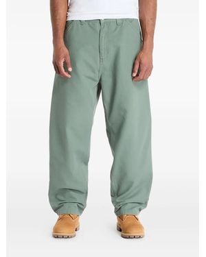 Carhartt Logo-Patch Trousers - Green