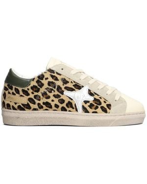 AMA BRAND Sneakers Mit Leopardenprint - Natur