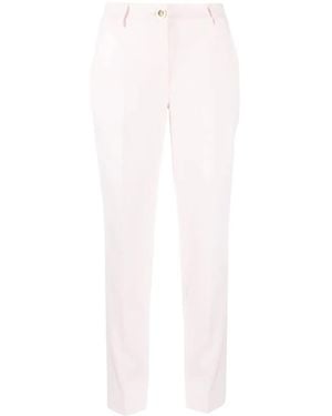 Philipp Plein Tapered Office Trousers - White