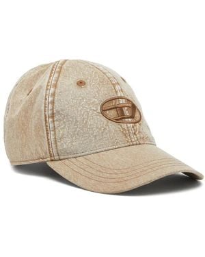 DIESEL Logo-Embroidery Baseball Cap - White