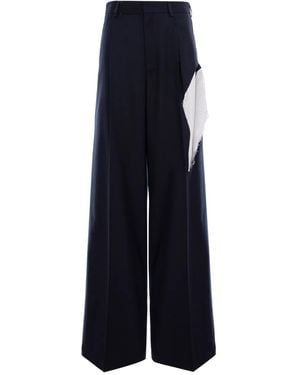 CuAnna Tyra Cut-Out Pants - Blue