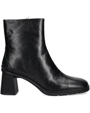 Vagabond Shoemakers Block-Heel Ankle Boots - Black