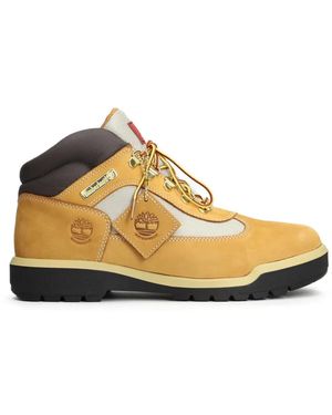 Timberland Stivali Field Con Inserti E Logo - Neutro