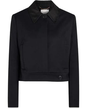 JOSEPH Chaqueta Abbe Estilo Boxy - Azul