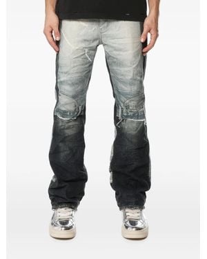 Purple Brand Distressed Patchwork Jeans - Blue
