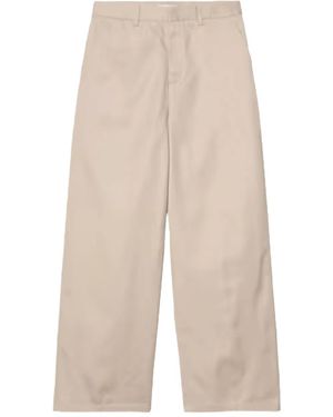 Carhartt Omak Logo-Patch Trousers - Natural