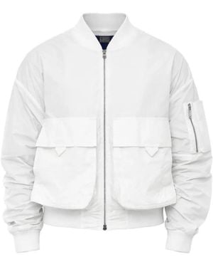 DSquared² Zipped Pocket Bomber Jacket - White