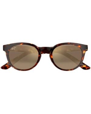 Maui Jim Tortoiseshell Round Sunglasses - Brown