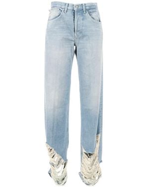 Dondup Jacklyn Wide-Leg Jeans - Blue