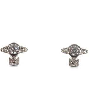 Vivienne Westwood Orb Crystal-Embellished Earrings - White