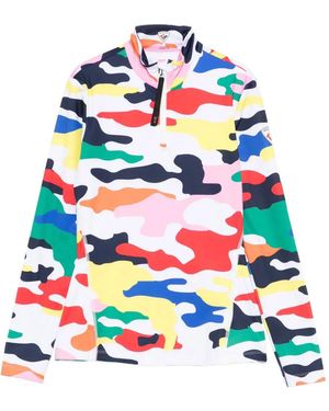 Rossignol Jcc Booster Camouflage-Print Sweatshirt - White
