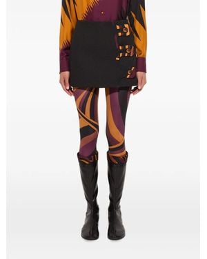 PUCCI Tecno Poudre Mini Skirt - Black