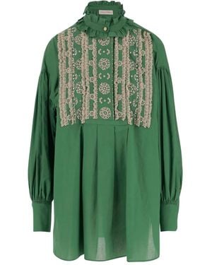 Valentino Garavani Embroidered Dress - グリーン