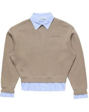Acne Studios Layered Sweatshirt - Natural