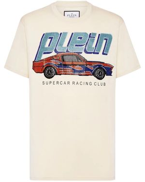 Philipp Plein Cars Racing T-Shirt - Blue