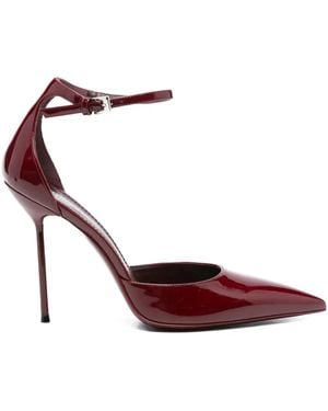 Paris Texas 105Mm Lidia Ankle-Strap Court Shoes - Red