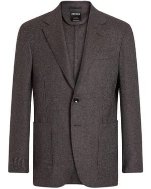 ZEGNA カシミア ジャケット - ブラック