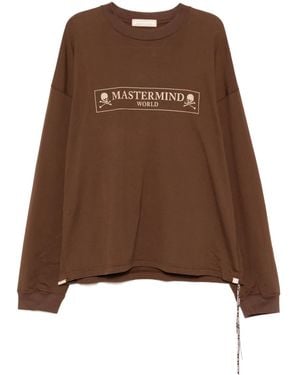 MASTERMIND WORLD T-Shirt Con Stampa - Marrone